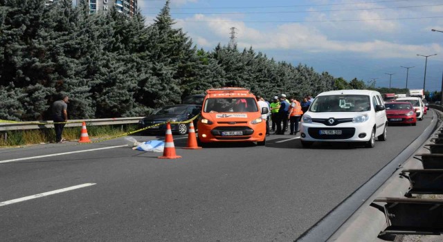 TEMde lastik değiştirmek isterken canından oldu