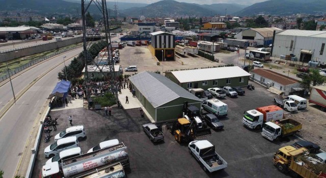 Temizlik İşleri Müdürlüğünün 2 yeni binası hizmete girdi