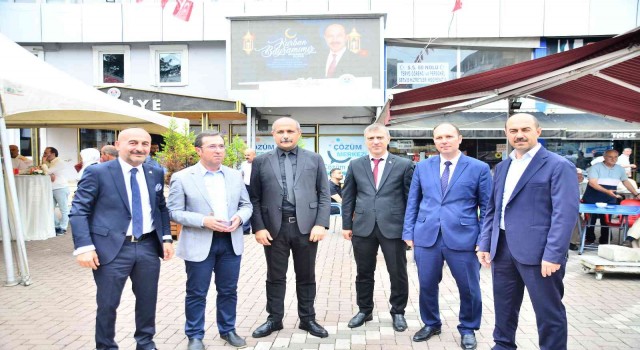 Termede bayramlaşma töreni