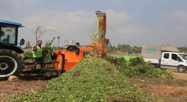 Toroslar Belediyesi, organik atıkları gübreye dönüştürüyor