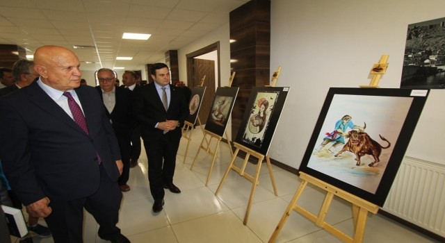 Türk Dünyası Dede Korkut afişleri Bayburtta sergileniyor