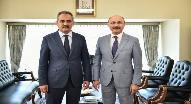 Türk Eğitim-Sen Genel Başkanı Geylandan Bakan Özere ziyaret