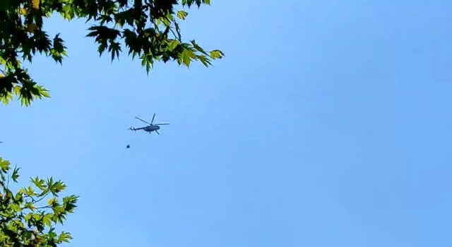 Uludağın eteklerinde korkutan orman yangını