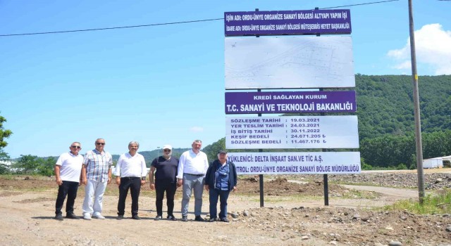 Ünyenin 40 yıllık OSB hayali: Alt yapı çalışmaları başladı