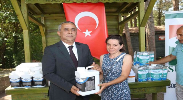 Üreticiye bitki koruma ürünleri ve gübre dağıtımı