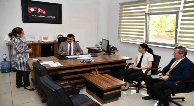 Vali Gürel, Canbazdan çalışmalar hakkında bilgi aldı