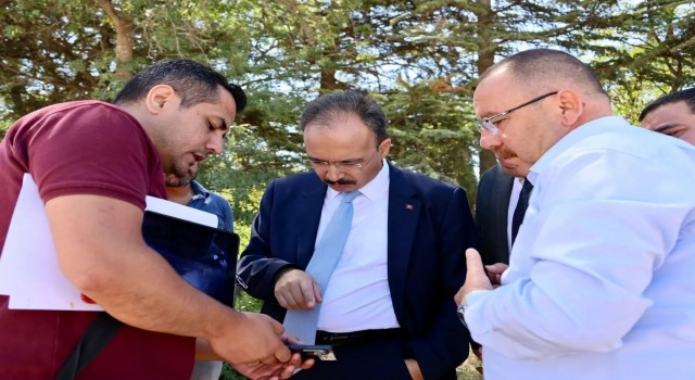 Vali Kızılkaya Söğütte incelemelerde bulundu