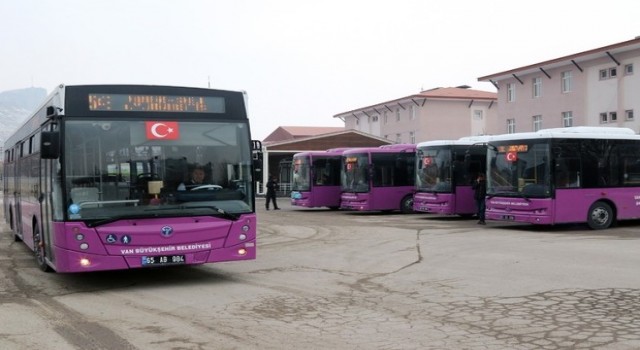 Van Büyükşehir Belediyesinden bayram boyunca ücretsiz ulaşım hizmeti