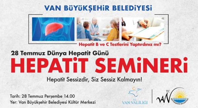 Vanda ‘Dünya Hepatit Günü konulu seminer