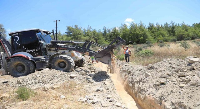Yangın bölgesine 16 milyonluk içme suyu yatırımı