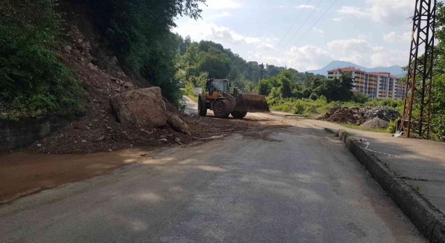 Yenicede heyelan bölgelerinde çalışmalar sürüyor