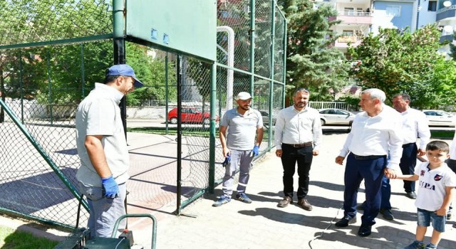 Yeşilyurtta 227inci park alanı yapılıyor