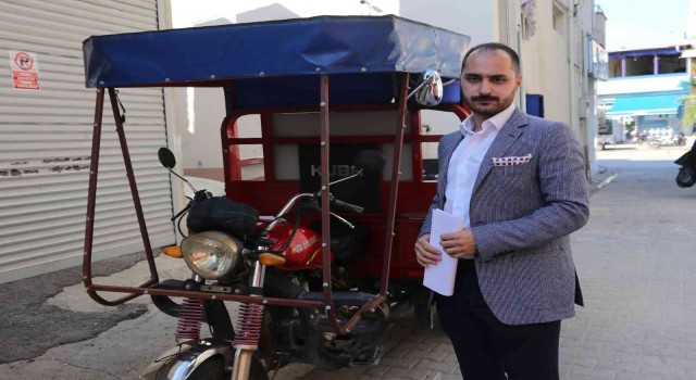 Yolcu yerine tüpgaz taşınan motosiklet ile sürücüye 2 bin 456 lira ceza