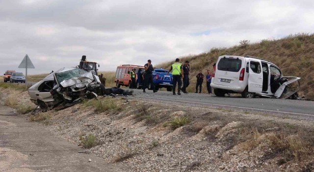 Yozgatta trafik kazası: 2 ölü, 4 yaralı