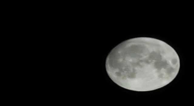 Zonguldakta dolunay manzaralı görsel şölen
