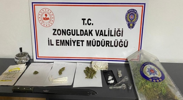Zonguldakta uyuşturucu operasyonu: 1 kişi tutuklandı