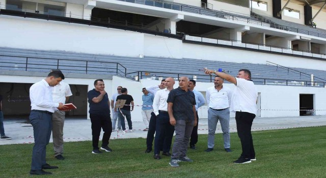 19 Mayıs Stadyumunda çalışmalar tüm hızıyla sürüyor