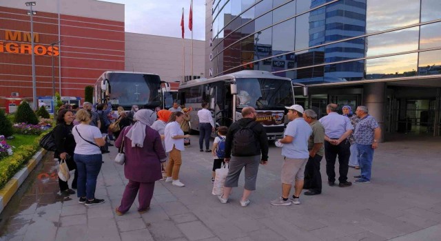 ‘1915 Şerife Bacı Torunu Çanakkaleye Gidiyor temasıyla organize edilen gezide ilk kafile yola çıktı