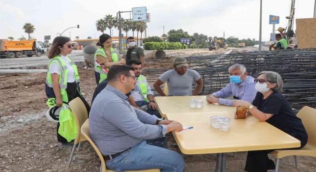 300 metrelik alt geçit için hummalı çalışma