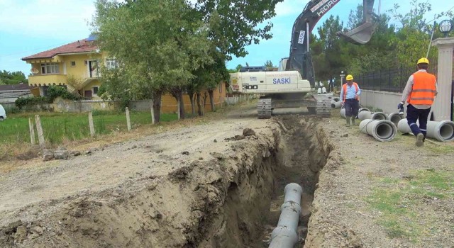 60 kmlik kanalizasyon çalışmasında 7,5 km tamam