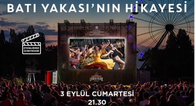 Açık havada sinema keyfi devam ediyor