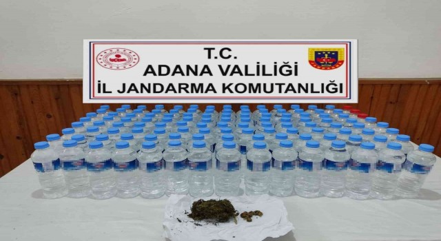 Adanada 60 litre sahte içki ele geçirildi