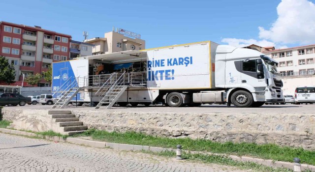 AFAD Simülasyon Tırı Gümüşhanede