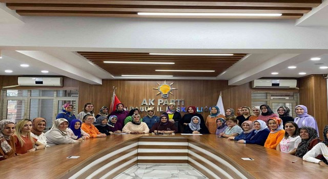 AK Parti Karabük Kadın Kolları seçim çalışmalarını sürdürüyor