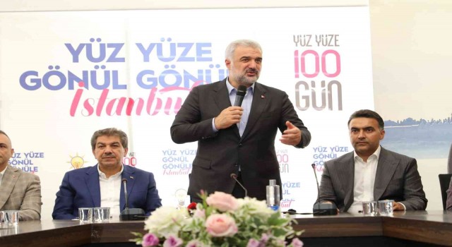 AK Parti “Yüz Yüze 100 Gün” programı ile İstanbulda sahaya indi