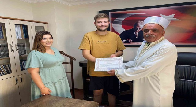 Alman Vatandaşı, Tekirdağ Şarköy'de Müslüman oldu
