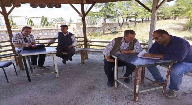 Altıntaşta buğday üreticileri ile anket çalışması