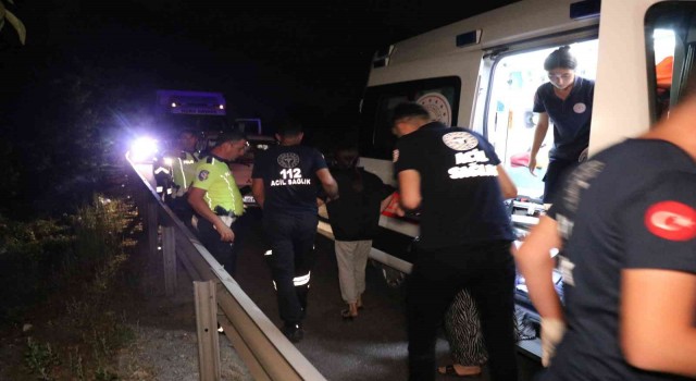 Anadolu Otoyolunda ekipleri harekete geçiren kaza