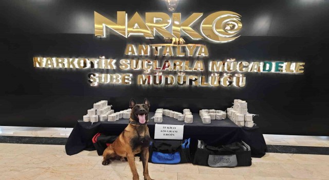 Antalyada bir TIRda 50 kilo uyuşturucu ele geçirildi