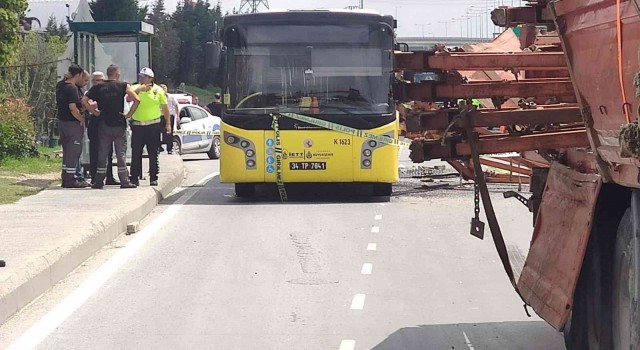 Arnavutköyde feci kaza