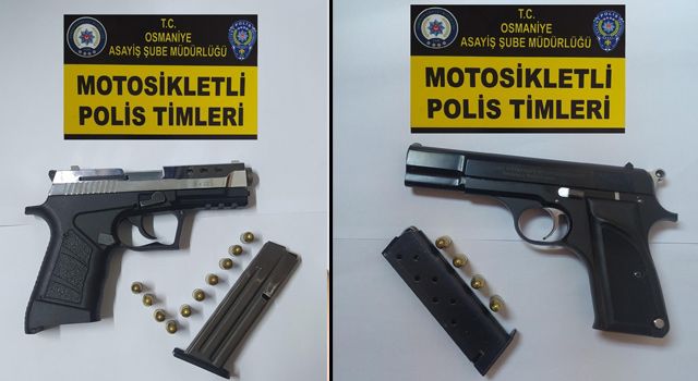 Asayiş uygulamalarında 11 ruhsatsız silah ele geçirildi