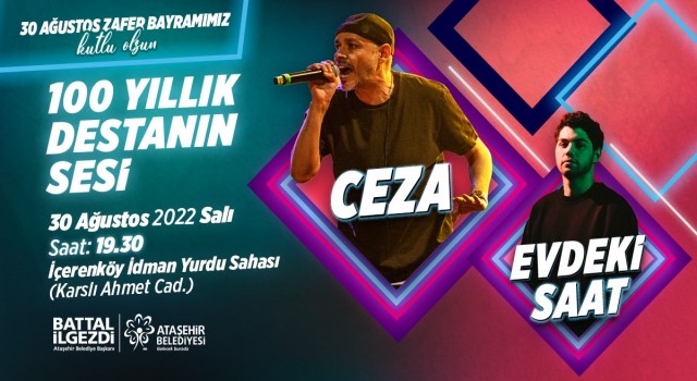 Ataşehirde 30 Ağustos Zafer Bayramı coşkuyla kutlanacak