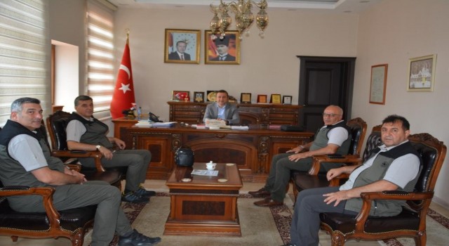 Ateşten Kaymakam Kemeleke ziyaret