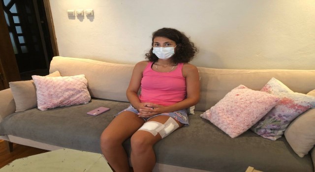 Ayağına yorgun mermi isabet eden genç kız: Mermi 1 santimetre daha gitseydi sakat kalabilirdim