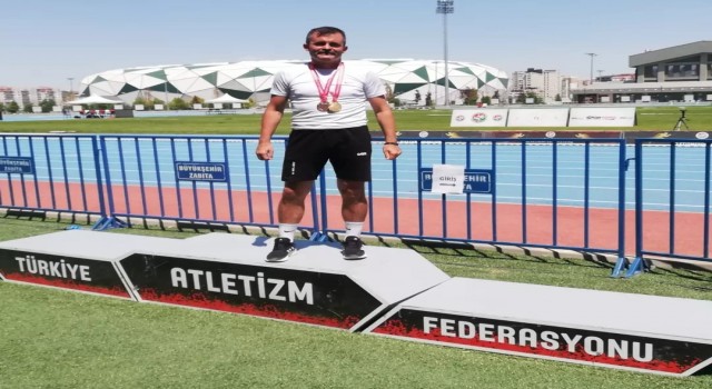 Aydınlı atlet şampiyonadan birincilikle döndü
