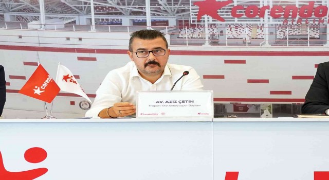 Aziz Çetin: Hedefimiz ligi ilk 5te bitirmek