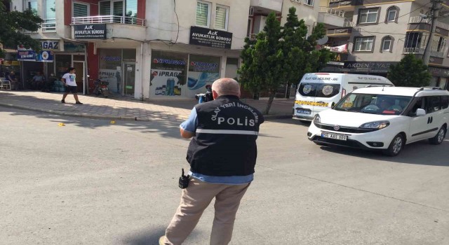 Bafrada iş yerine silahlı saldırı: 1 yaralı