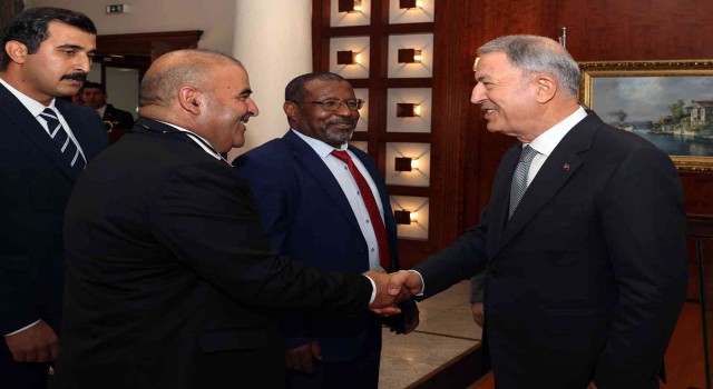 Bakan Akar, Libya Yüksek Devlet Konseyi Başkanı el-Mişri ile görüştü