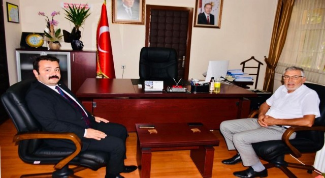 Başkan Bozkurttan Kaymakam Ustaoğluna hayırlı olsun ziyareti