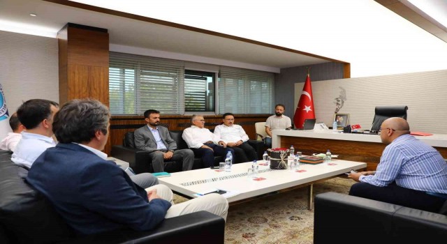 Başkan Büyükkılıçın ev sahipliğinde Turizm Yatırımları Toplantısı