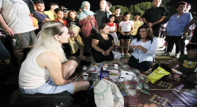 Başkan Çerçioğlu, Tekstil Parkta vatandaşlar ile bir araya geldi