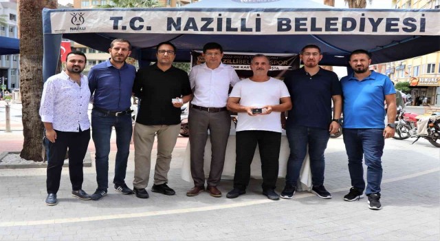 Başkan Özcan, “Nazilli Belediyesporu hep birlikte şampiyon yapacağız”