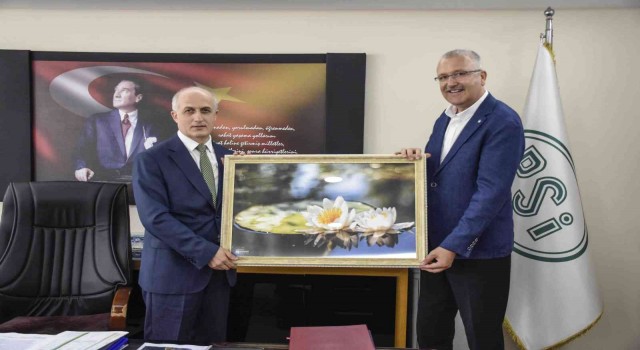 Başkan Özkandan Şayana ‘hayırlı olsun ziyareti