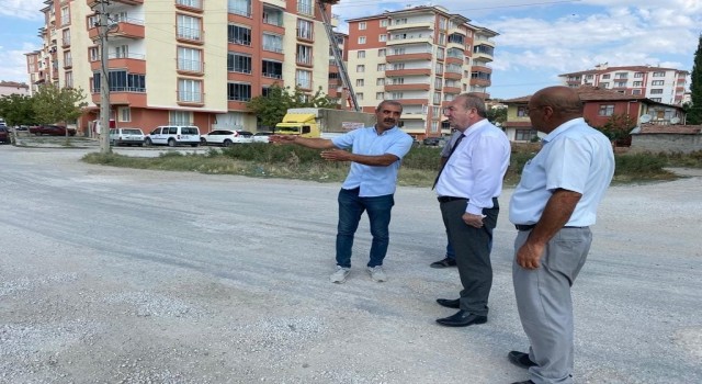 Başkan Şahiner alt yapı çalışmalarını inceledi