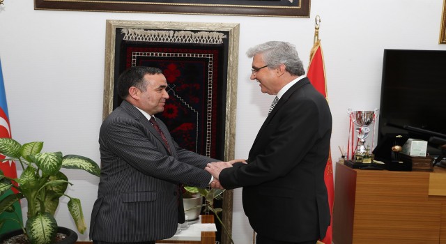 Başkan Yüce Afganistan İstanbul Başkonsolosu Numaniyi ağırladı