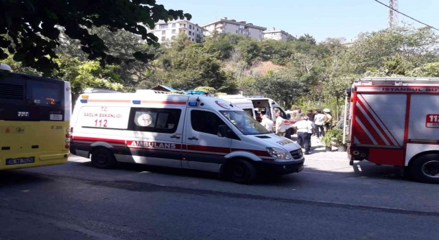 Beşiktaşta kamyonet çiçekçiye girdi: 2 yaralı